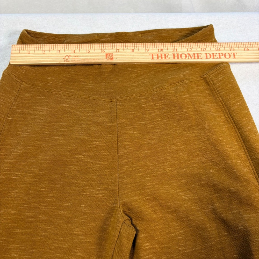 Prana Wide Leg Yoga Pants Mustard Yellow Ochre Size M, MSRP $89 - Picture 7 of 10